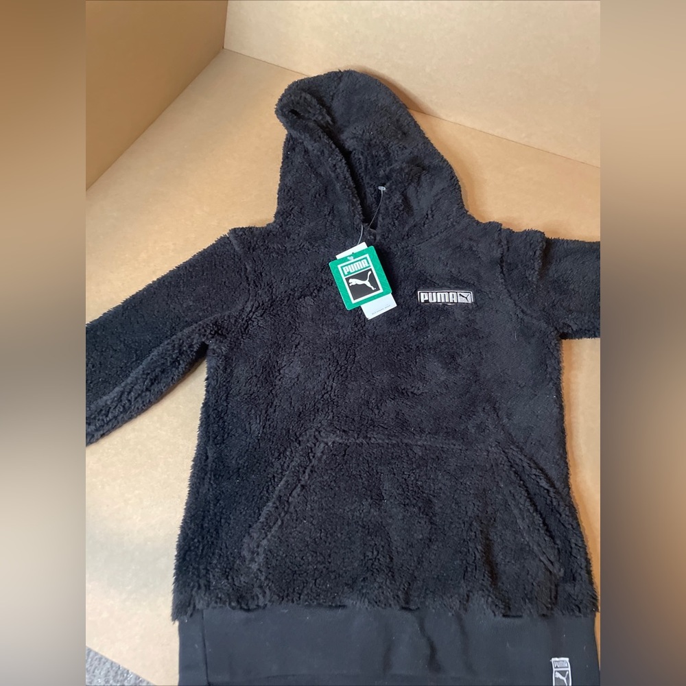 puma kids girl hoodie Size 8 children